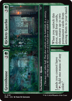 Greenhouse // Rickety Gazebo (181) [Duskmourn: House of Horror] - Deck Out Gaming