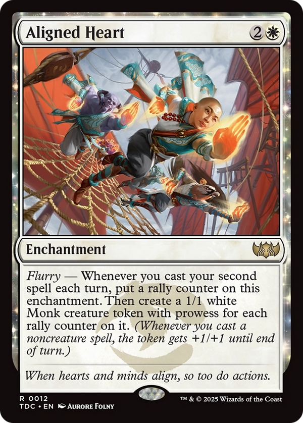 Aligned Heart (12) [Commander: Tarkir: Dragonstorm] - Deck Out Gaming