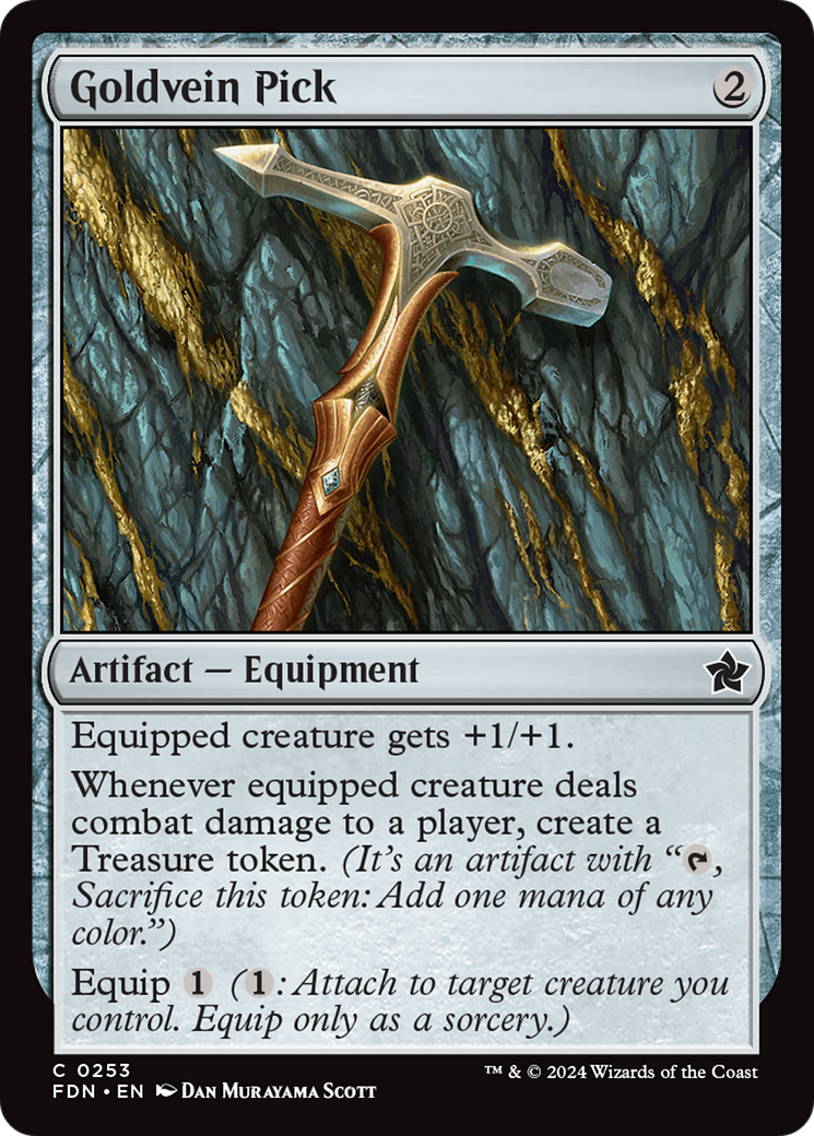 Goldvein Pick (253) [Foundations] - Deck Out Gaming