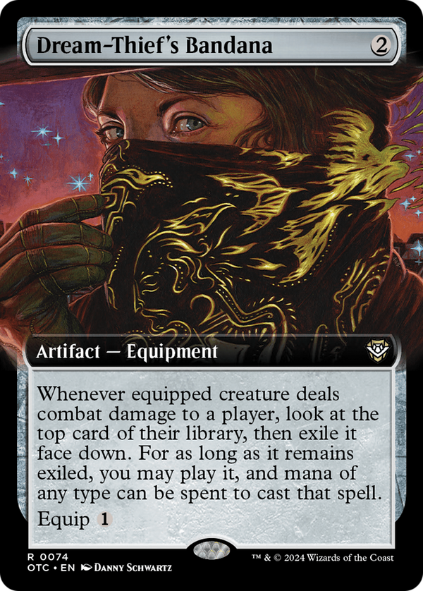 Dream-Thief's Bandana (Extended Art) (74) [Outlaws of Thunder Junction Commander] - Deck Out Gaming