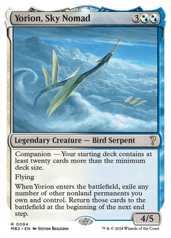 Yorion, Sky Nomad (White Border) (94) [Mystery Booster 2] - Deck Out Gaming