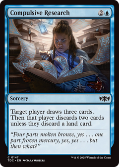 Compulsive Research (147) [Commander: Tarkir: Dragonstorm] - Deck Out Gaming