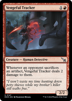 Vengeful Tracker (147) [Murders at Karlov Manor] - Deck Out Gaming