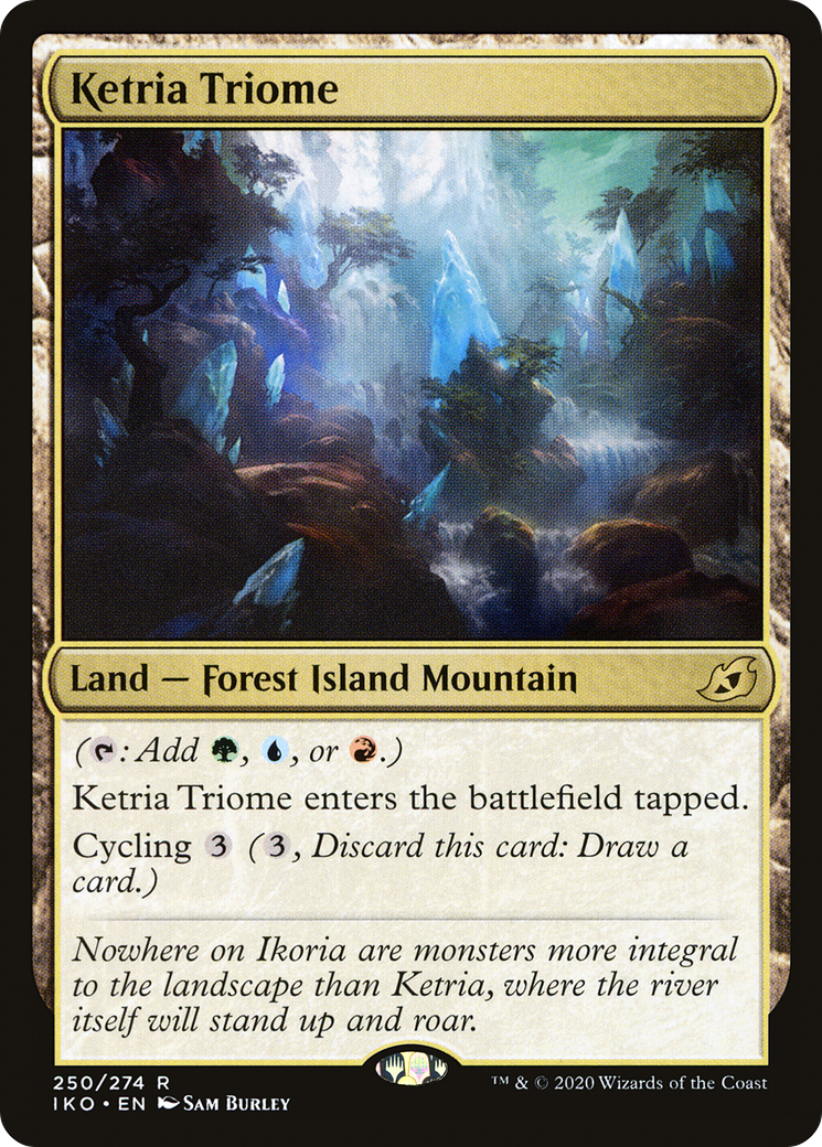Ketria Triome (250) [Ikoria: Lair of Behemoths] - Deck Out Gaming