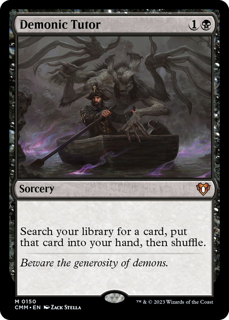 Demonic Tutor (150) [Commander Masters] foil - Deck Out Gaming