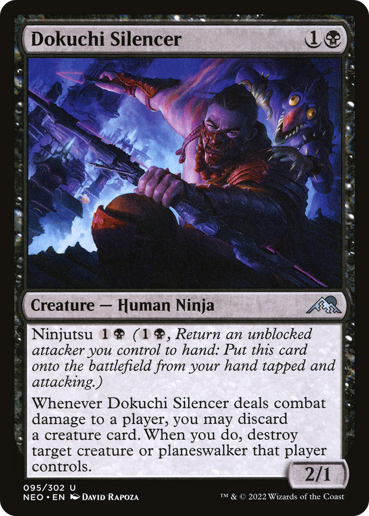 Dokuchi Silencer (95) [Kamigawa: Neon Dynasty] - Deck Out Gaming