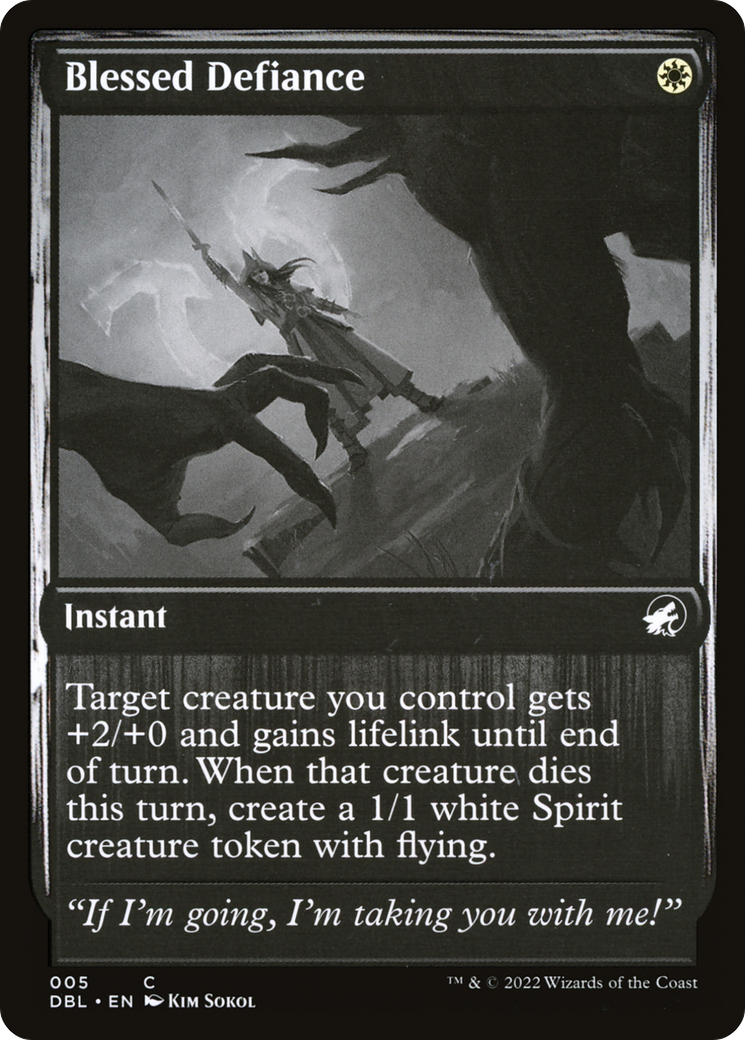 Blessed Defiance (5) [Innistrad: Double Feature] foil - Deck Out Gaming