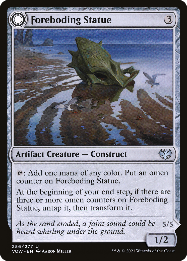 Foreboding Statue (256) [Innistrad: Crimson Vow] foil - Deck Out Gaming