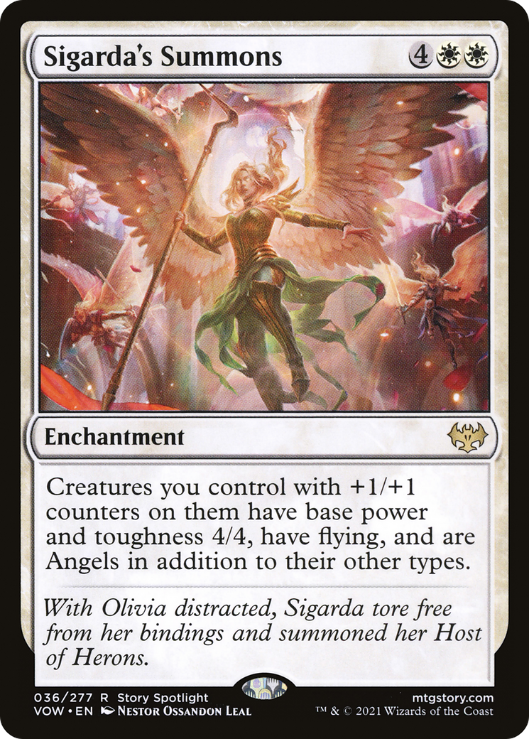 Sigarda's Summons (36) [Innistrad: Crimson Vow] foil - Deck Out Gaming