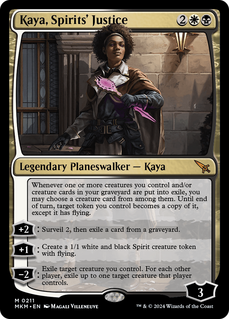 Kaya, Spirits' Justice (211) [Murders at Karlov Manor] - Deck Out Gaming