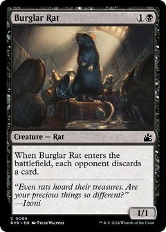 Burglar Rat (69) [Ravnica Remastered] - Deck Out Gaming