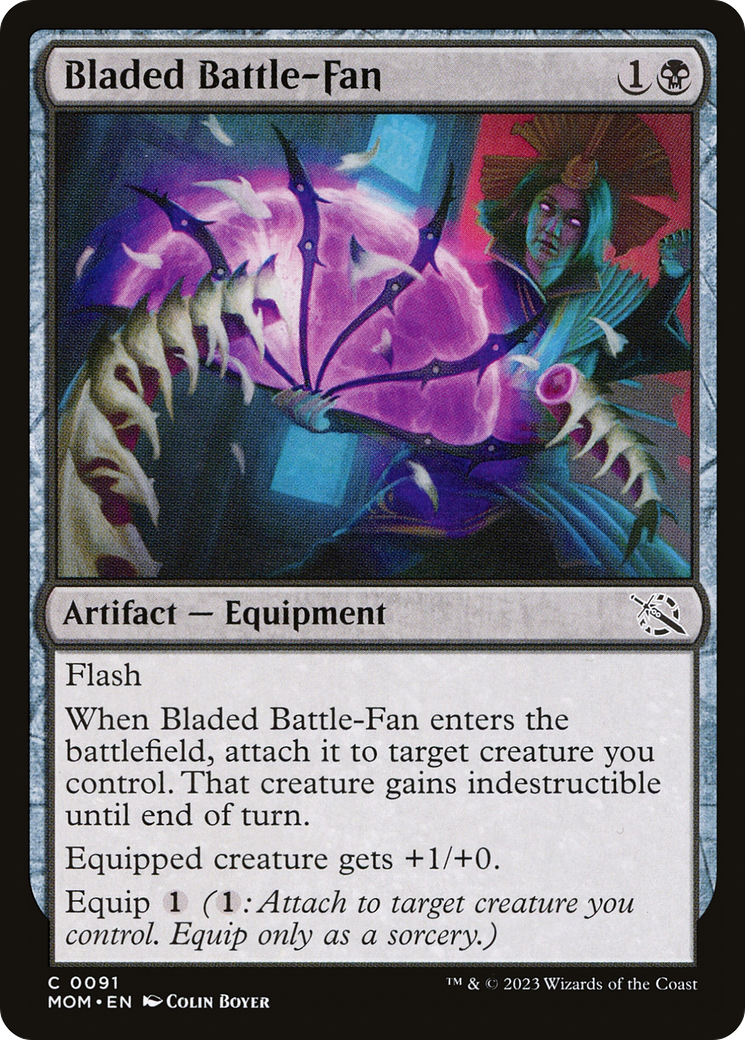 Bladed Battle-Fan (91) [March of the Machine] foil - Deck Out Gaming