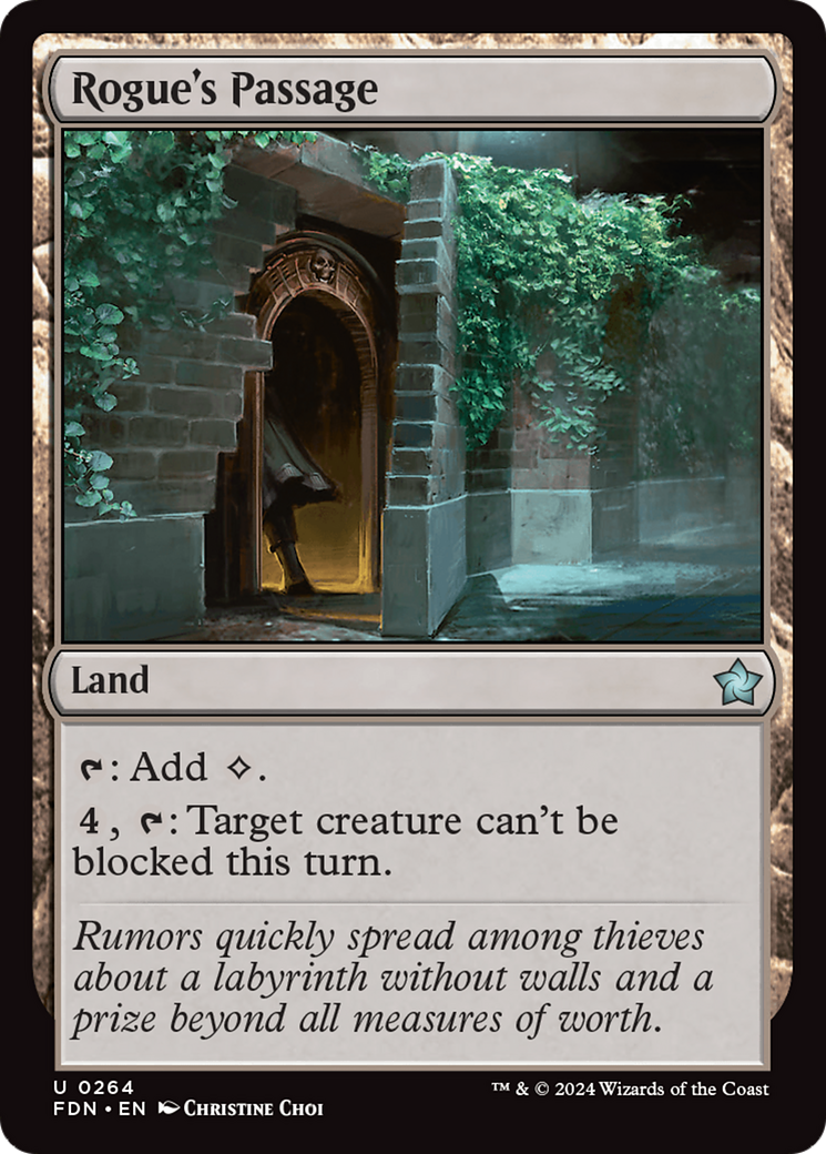 Rogue's Passage (264) [Foundations] foil - Deck Out Gaming