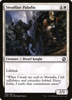 Steadfast Paladin (38) [Adventures in the Forgotten Realms] foil - Deck Out Gaming