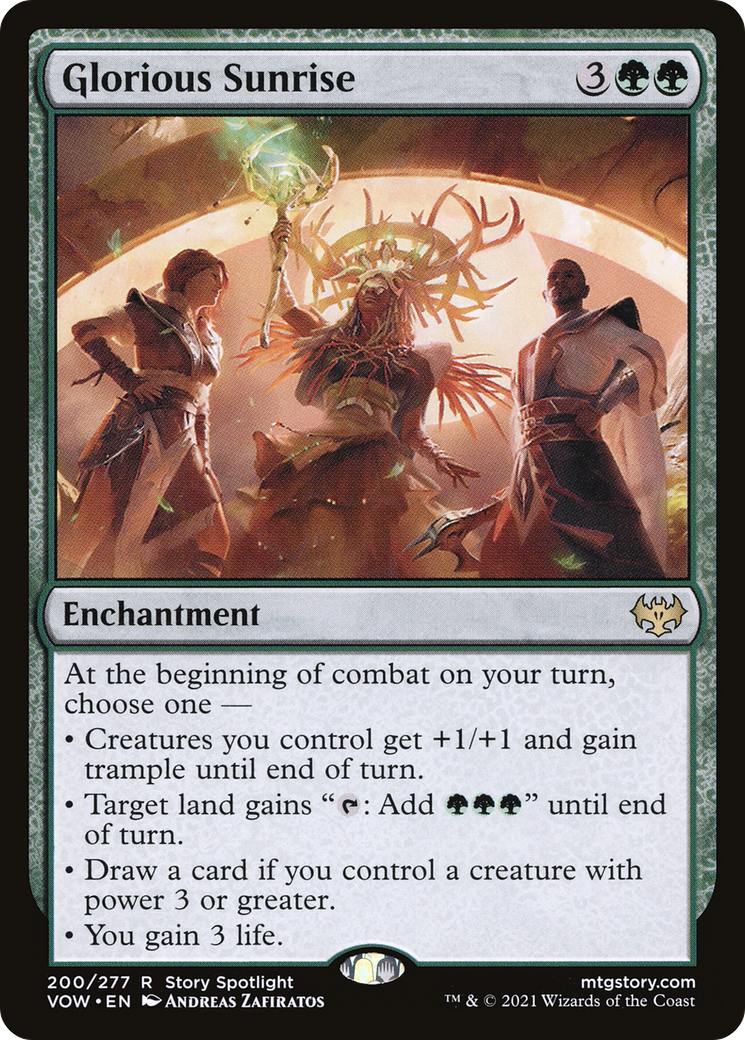 Glorious Sunrise (200) [Innistrad: Crimson Vow] - Deck Out Gaming