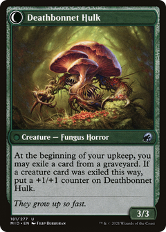 Deathbonnet Sprout // Deathbonnet Hulk (181) [Innistrad: Midnight Hunt] foil - Deck Out Gaming