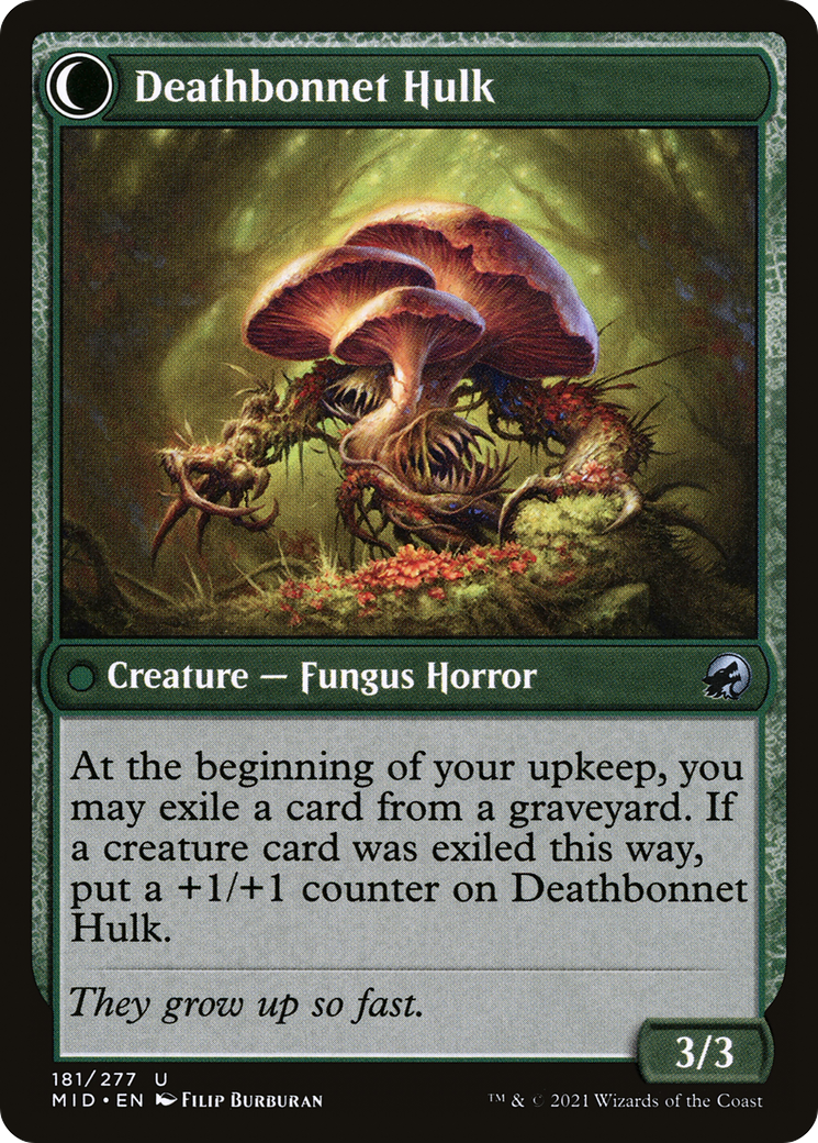 Deathbonnet Sprout // Deathbonnet Hulk (181) [Innistrad: Midnight Hunt] foil - Deck Out Gaming