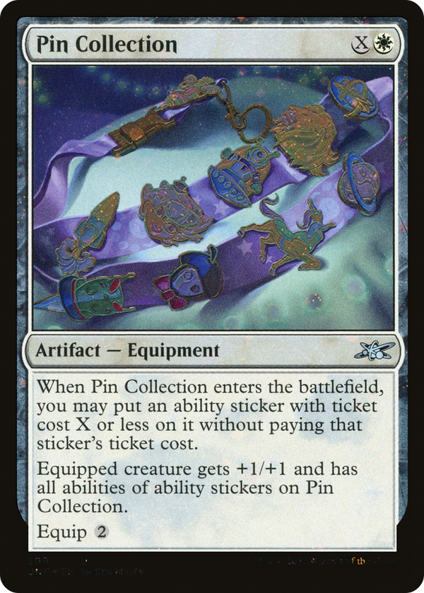 Pin Collection (Galaxy Foil) (309) [Unfinity] foil - Deck Out Gaming
