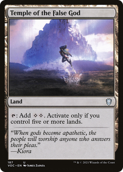 Temple of the False God (187) [Commander: Innistrad: Crimson Vow] - Deck Out Gaming