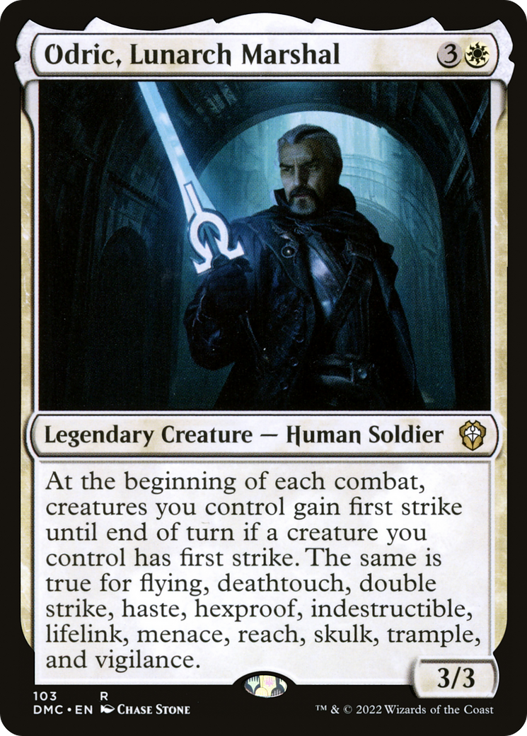 Odric, Lunarch Marshal (103) [Commander: Dominaria United] - Deck Out Gaming
