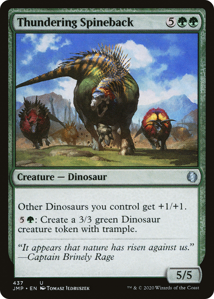 Thundering Spineback (437) [Jumpstart] - Deck Out Gaming
