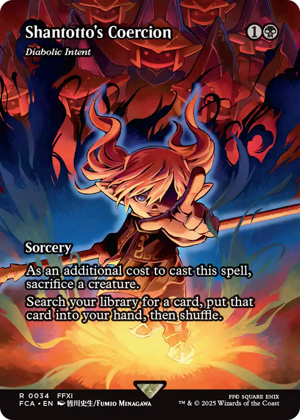 Shantotto's Coercion - Diabolic Intent (Showcase) (34) [FINAL FANTASY: Through the Ages] - Deck Out Gaming