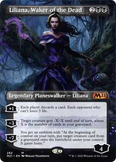 Liliana, Waker of the Dead (Borderless) (282) [Core Set 2021] - Deck Out Gaming