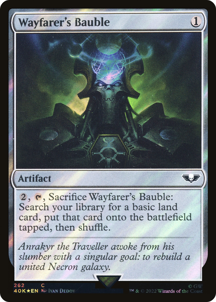 Wayfarer's Bauble (262) (Surge Foil) (262) [Warhammer 40,000 Commander] foil - Deck Out Gaming