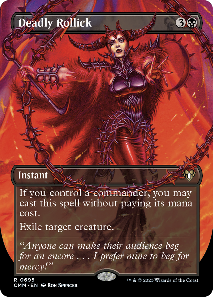 Deadly Rollick (Borderless) (695) [Commander Masters] - Deck Out Gaming