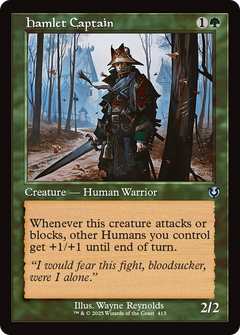 Hamlet Captain (Retro Frame) (413) [Innistrad Remastered] foil - Deck Out Gaming