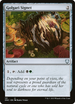 Golgari Signet (131) [Commander: Phyrexia: All Will Be One] - Deck Out Gaming