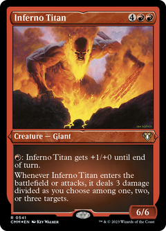 Inferno Titan (541) [Commander Masters] etched - Deck Out Gaming