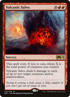 Volcanic Salvo (172) [Core Set 2021] foil - Deck Out Gaming