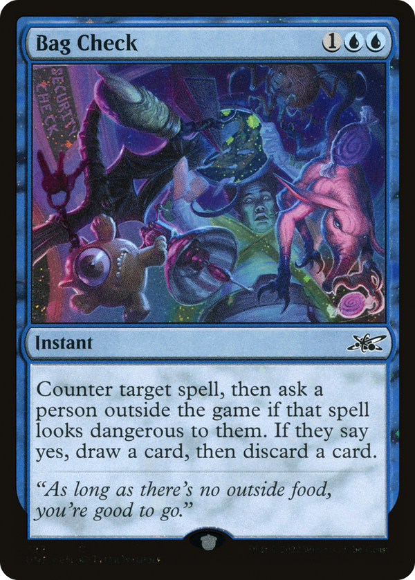 Bag Check (Galaxy Foil) (322) [Unfinity] foil - Deck Out Gaming
