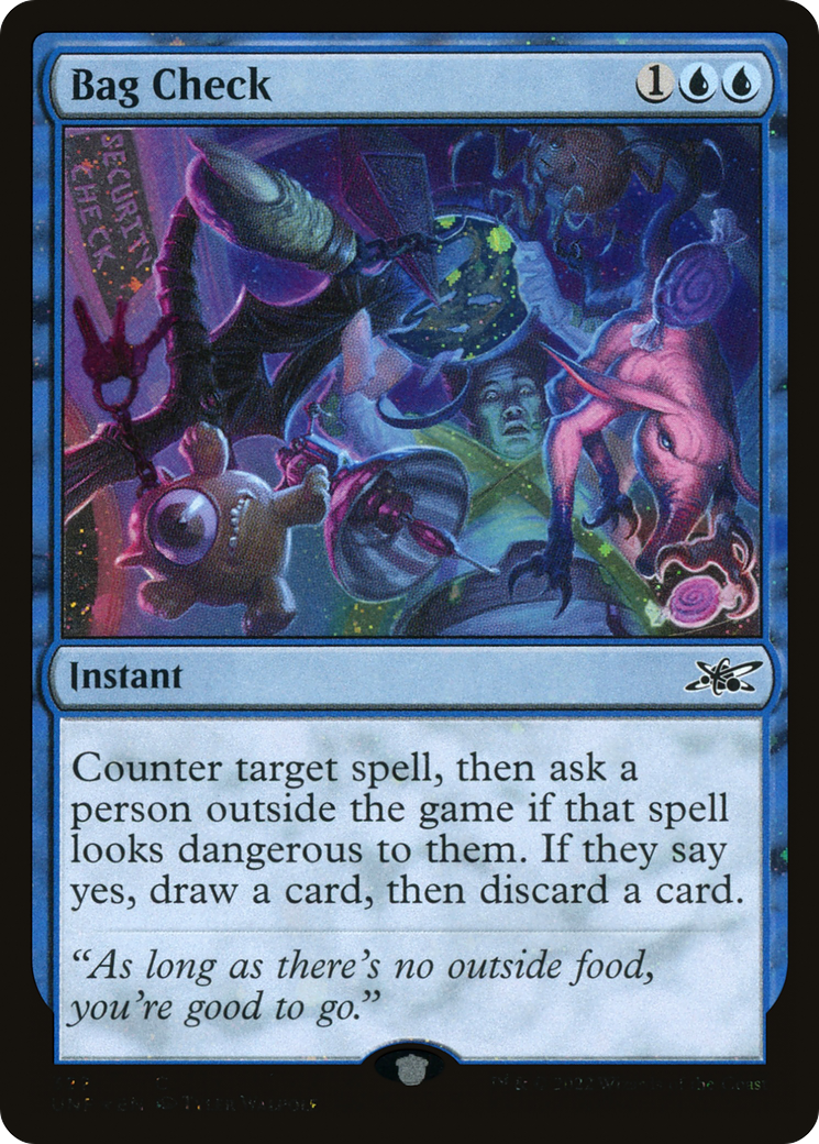 Bag Check (Galaxy Foil) (322) [Unfinity] foil - Deck Out Gaming