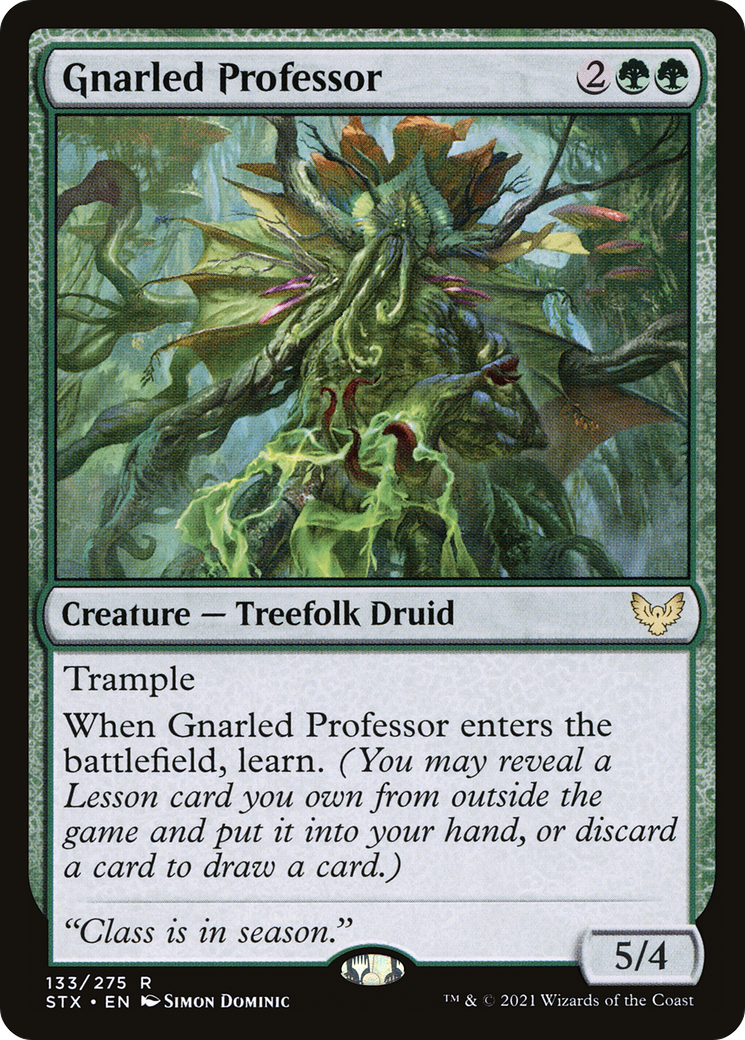Gnarled Professor (133) [Strixhaven: School of Mages] foil - Deck Out Gaming