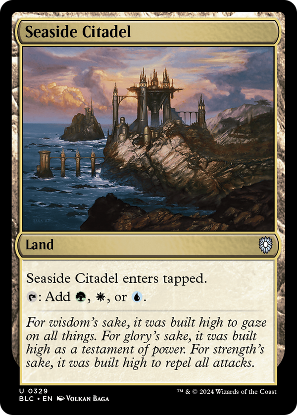 Seaside Citadel (329) [Bloomburrow Commander] - Deck Out Gaming