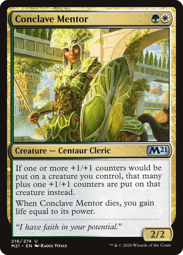 Conclave Mentor (216) [Core Set 2021] foil - Deck Out Gaming