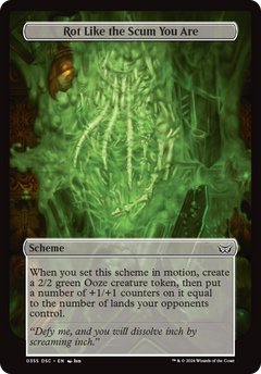 Rot Like the Scum You Are (Full Art) (355) [Duskmourn: House of Horror Commander] - Deck Out Gaming