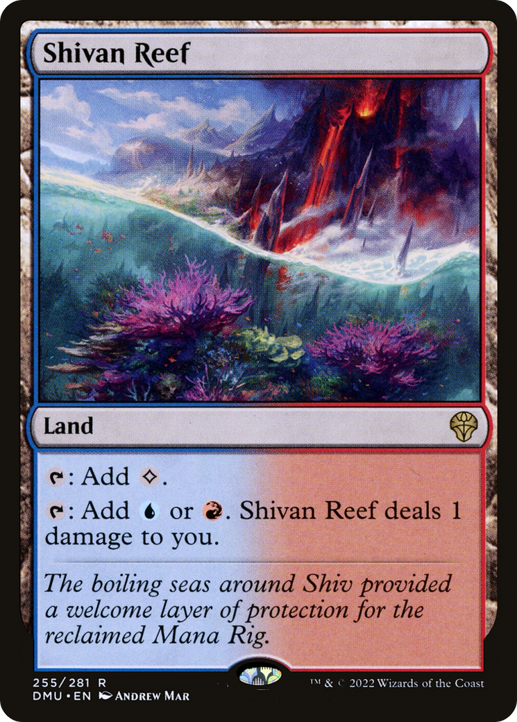 Shivan Reef (255) [Dominaria United] foil - Deck Out Gaming
