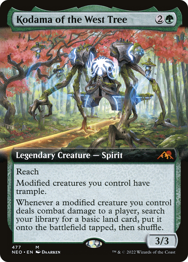 Kodama of the West Tree (Extended Art) (477) [Kamigawa: Neon Dynasty] foil - Deck Out Gaming