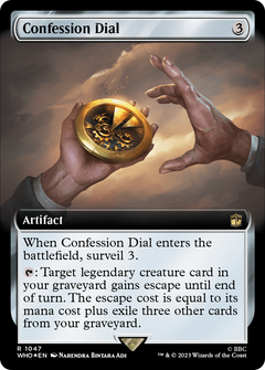 Confession Dial (Extended Art) (Surge Foil) (1047) [Doctor Who] foil - Deck Out Gaming