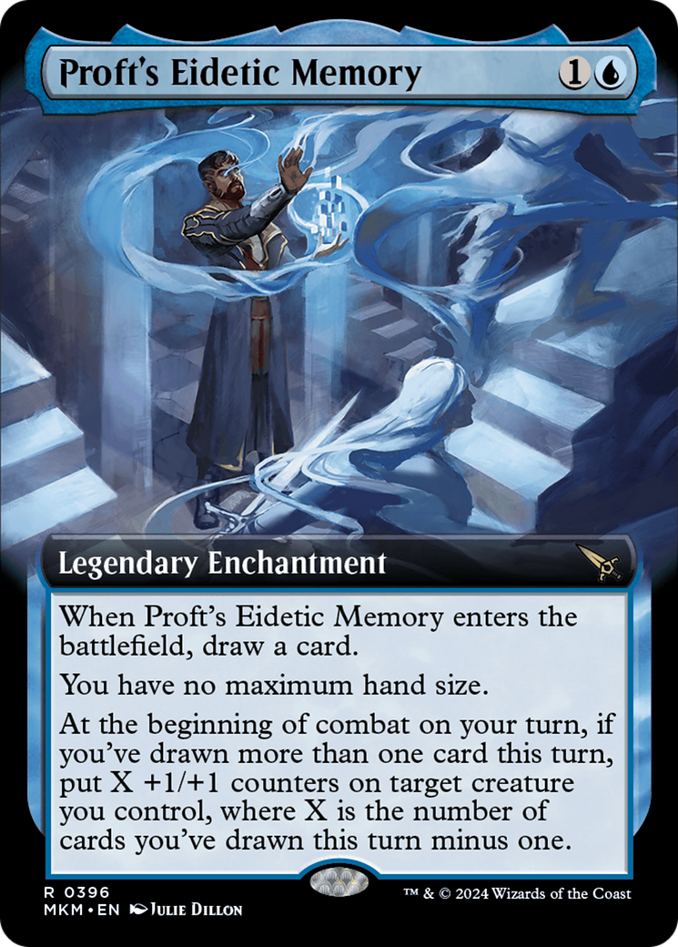 Proft's Eidetic Memory (Extended Art) (396) [Murders at Karlov Manor] foil - Deck Out Gaming