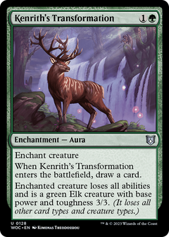Kenrith's Transformation (128) [Wilds of Eldraine Commander] - Deck Out Gaming