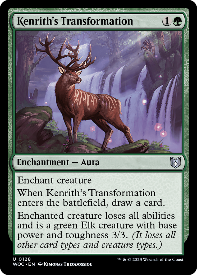 Kenrith's Transformation (128) [Wilds of Eldraine Commander] - Deck Out Gaming