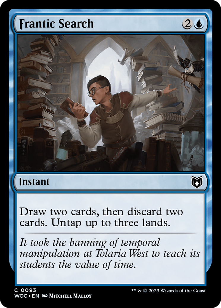 Frantic Search (93) [Wilds of Eldraine Commander] - Deck Out Gaming