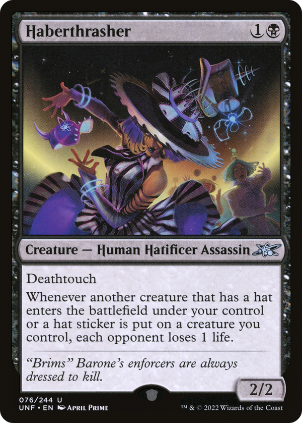 Haberthrasher (76) [Unfinity] foil - Deck Out Gaming