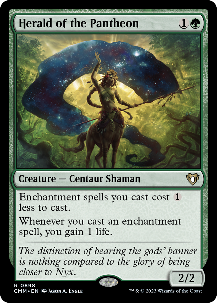 Herald of the Pantheon (898) [Commander Masters] - Deck Out Gaming