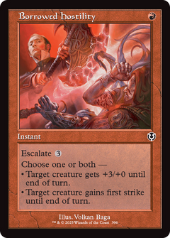 Borrowed Hostility (Retro Frame) (396) [Innistrad Remastered] foil - Deck Out Gaming