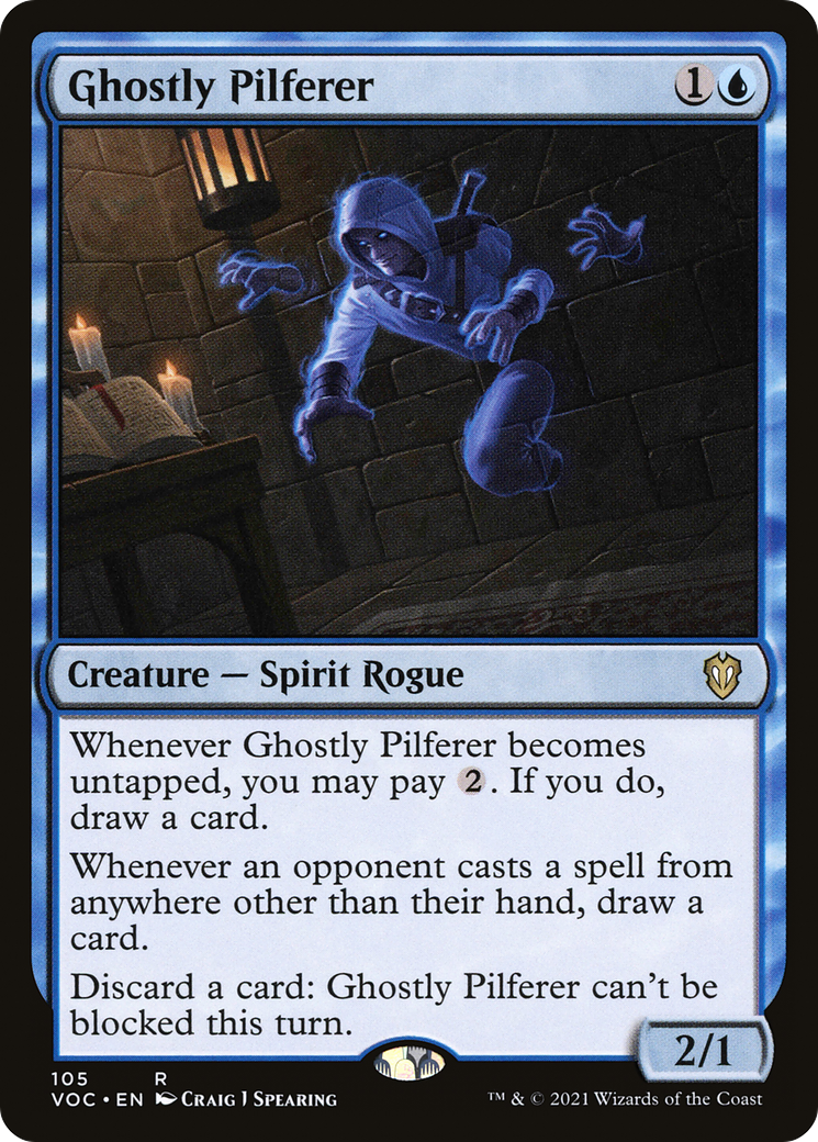 Ghostly Pilferer (105) [Commander: Innistrad: Crimson Vow] - Deck Out Gaming